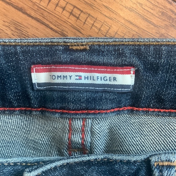 Tommy Hilfiger Dark Boyfriend Jeans w/ Small Rips - Picture 2 of 4